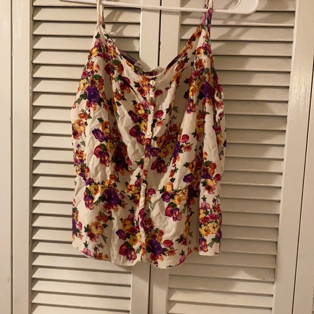 Flowery Tank Top. Cute!